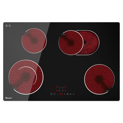kaufen Elektrische Kochplatte 4 Brenner 220V Keramikkochplatte 30 Zoll Glaskochplatte 7200W online manufacture